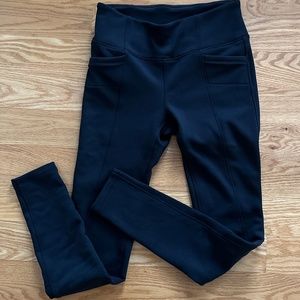 Athleta NWOT Black Thermal Pants (S)